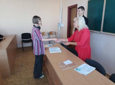 Вручення студентських квитків першокурсникам факультету кібернетики МЕГУ 